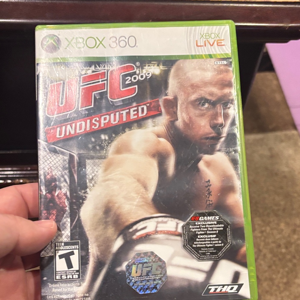 HQ UFC 2009 Undisputed for Xbox 360 - Green Case
